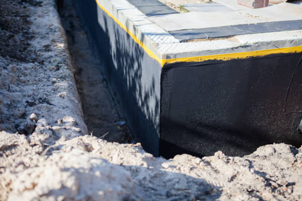 Residential Interior Drainage System installation at a Berlin, WI home by SJ Waterproofing Pros